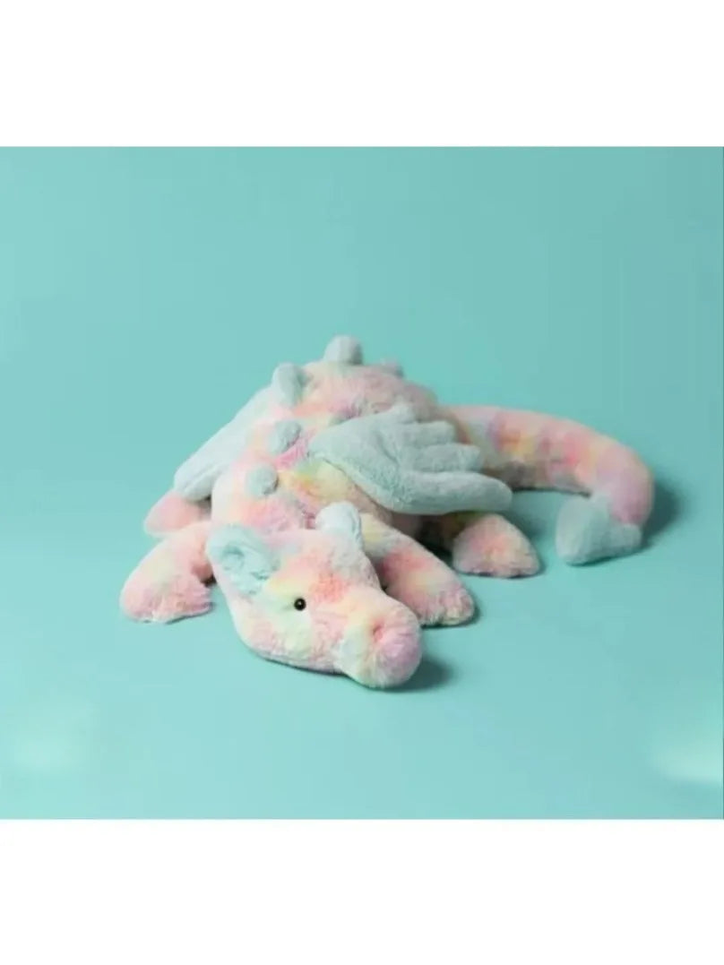 Flying Dragon Series Rainbow Dragon Matcha Dragon Doll Toys Can Soothe Cats and Dogs Pets Holiday Gifts Christmas Halloween
