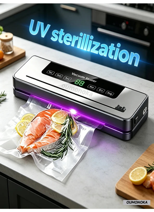 Portable Vacuum Sealer for Food Kitchen Gadgets Degasser Home Appliance Compressor Plastic Bag Sealer Vacuum Packaging Machine
