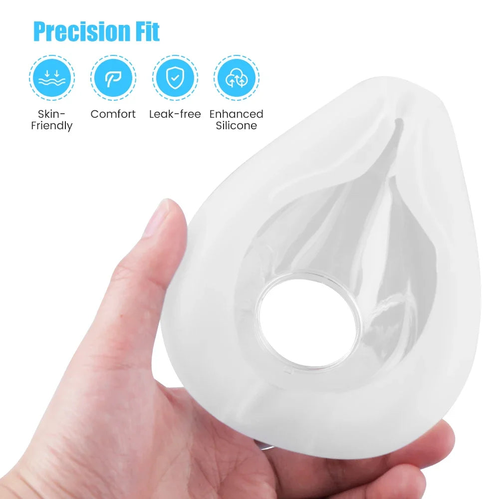 2/1 Pack CPAP Mask for AirFit F20 Full Face Mask Replacement, Covers Nose Mouth, Compatible with AirFit F20, Prevent Sleep Apnea