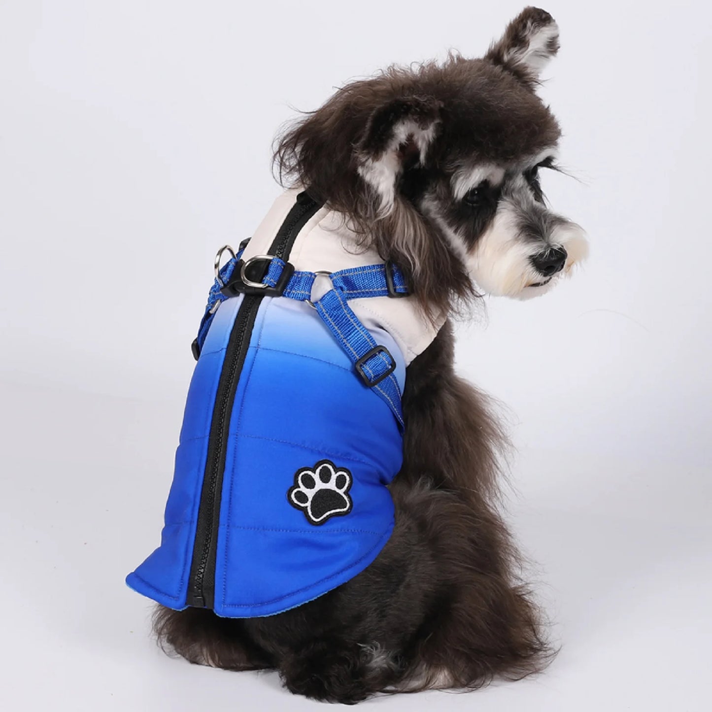 Waterproof Dog Jacket With Harness Winter Warm Pet Dog Clothes For Small Big Dogs Coat Chihuahua Clothing French Bulldog Outfits