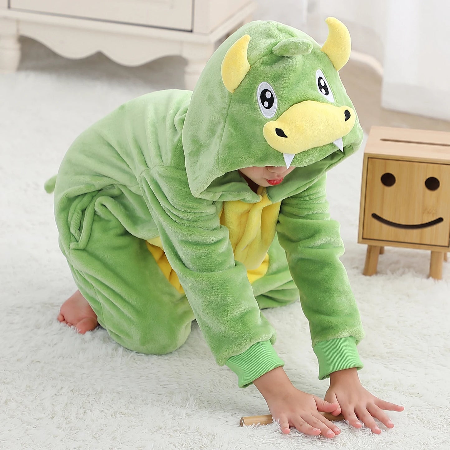 Kids Animal Capybara Kigurumi Costume Cosplay Cartoon Jumpsuit for Children Halloween Christmas Girls Boys Hooded Pajamas Onesie