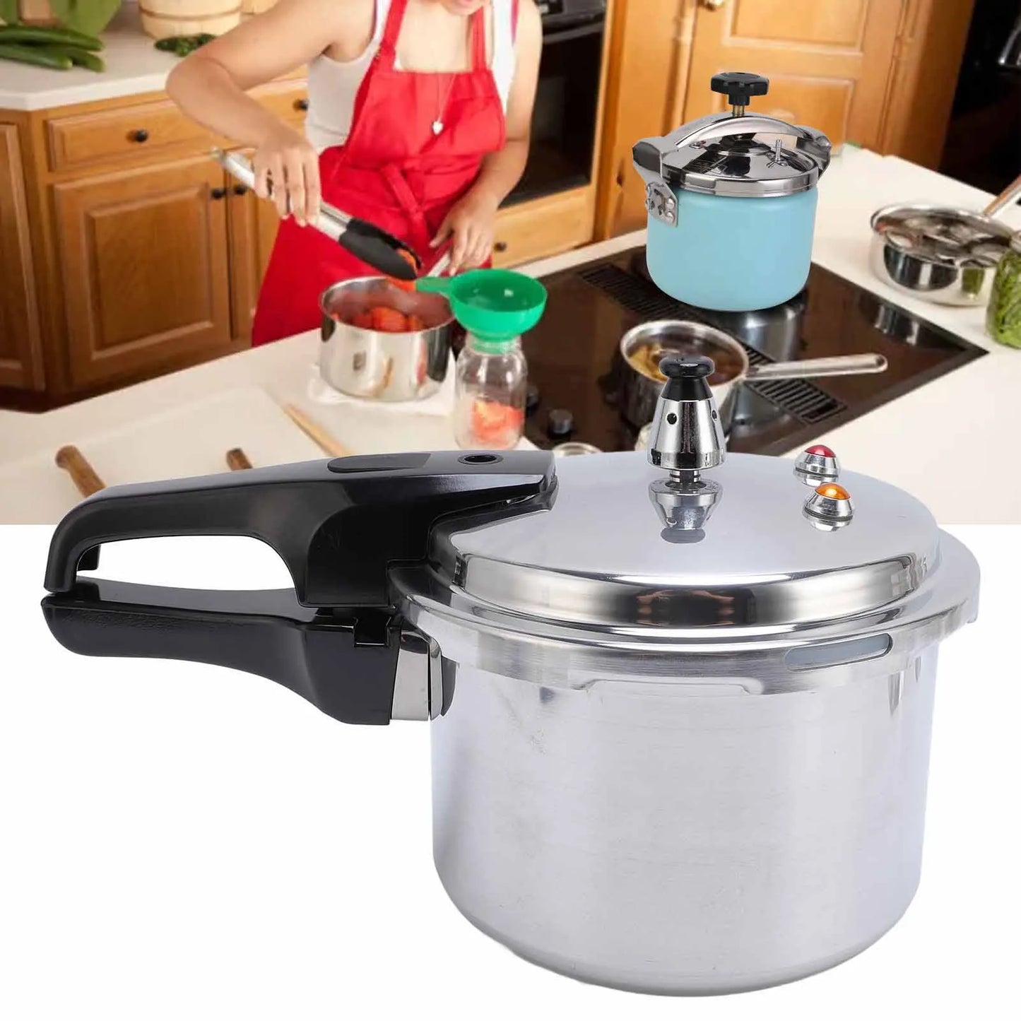 Pressure Cooker Aluminium Alloy Explosion Proof Large Capacity Pressure Canning Pot Cooker