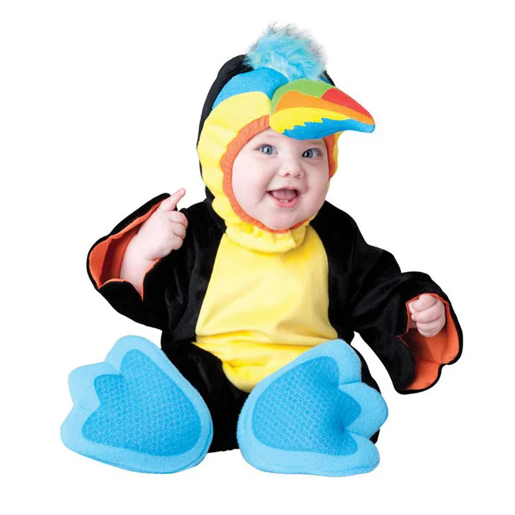 New Arrival High Quality Baby Boys Girls Halloween Dinosaur Costume Romper Kids Clothing Set Toddler Co-splay Triceratops