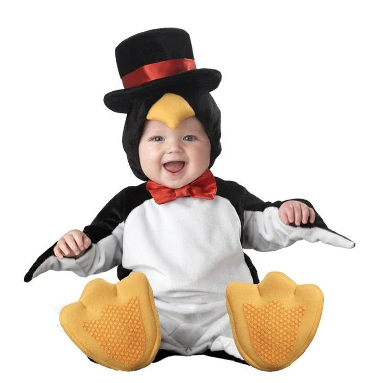 Halloween Costume Baby Boy Clothes Girls Monkey Polar Bear Romper Kids Clothing Set Baby Hat Socks Toddler Set