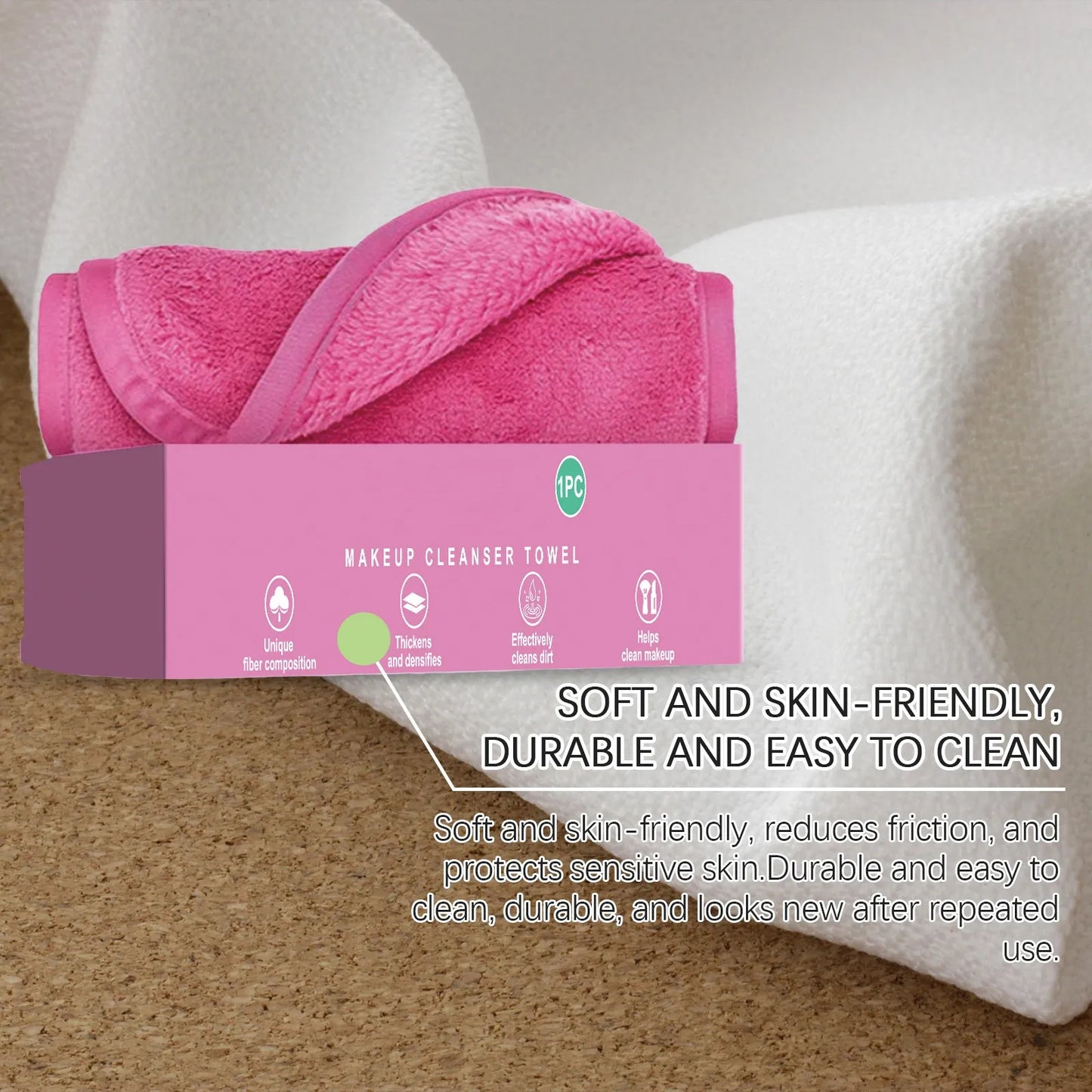 Makeup Remover Pads Reusable Cotton Pads Makeup Eraser Microfiber Facial Towel Face Cleaner Cleaning Wipes Skincare Beauty Tools
