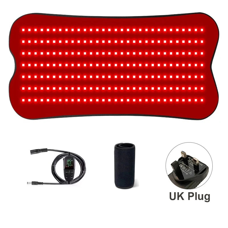 210pcs LED Bead Red Light Belt Red Infrared Light Therapy Pad LED Beauty Devices for Face and Body Back Knee Hands Feet Relief