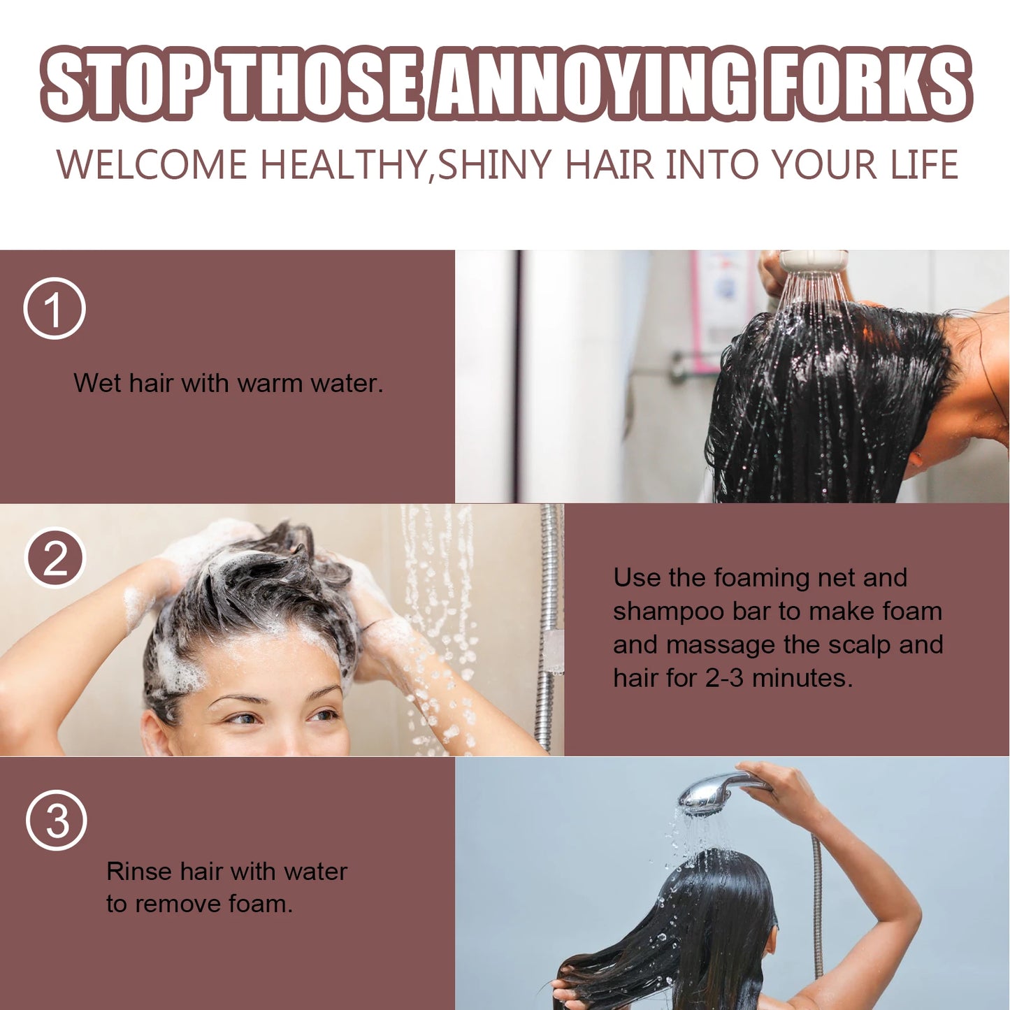 EELHOE Polygonum Multiflorum Shampoo Soap: Deeply Cleanses, Smoothes, Nourishes, Strengthens Hair, and Provides Hair Care