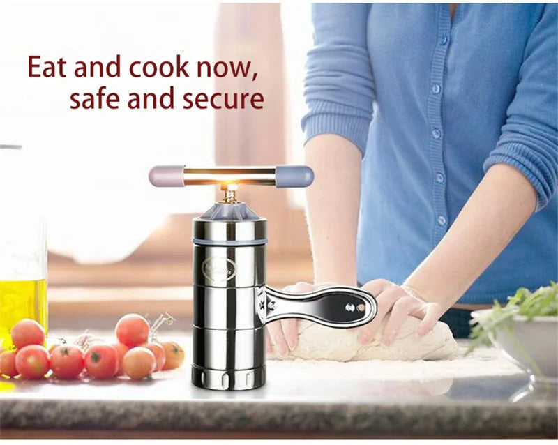 Household Manual Noodle Maker Stainless Steel Fresh Pasta Machine Small Noodle Press Pasta Roller Machine Kitchen Tools