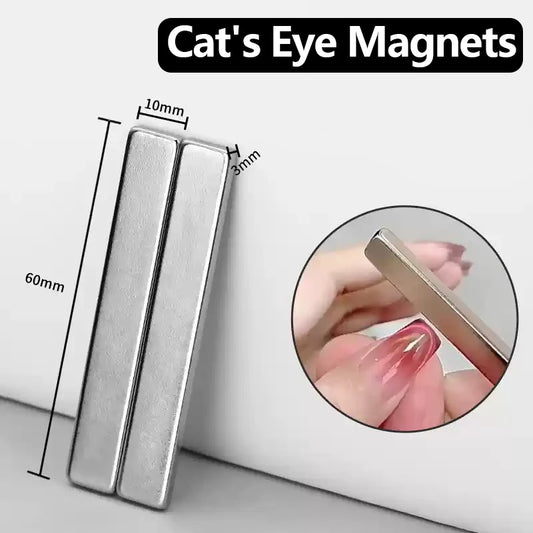 Salon Cat's Eye Gel Nail Polish 3D Dual Head Magnetic Stick for Painted Nails Art Design Nail Art Tools 60x10x3mm