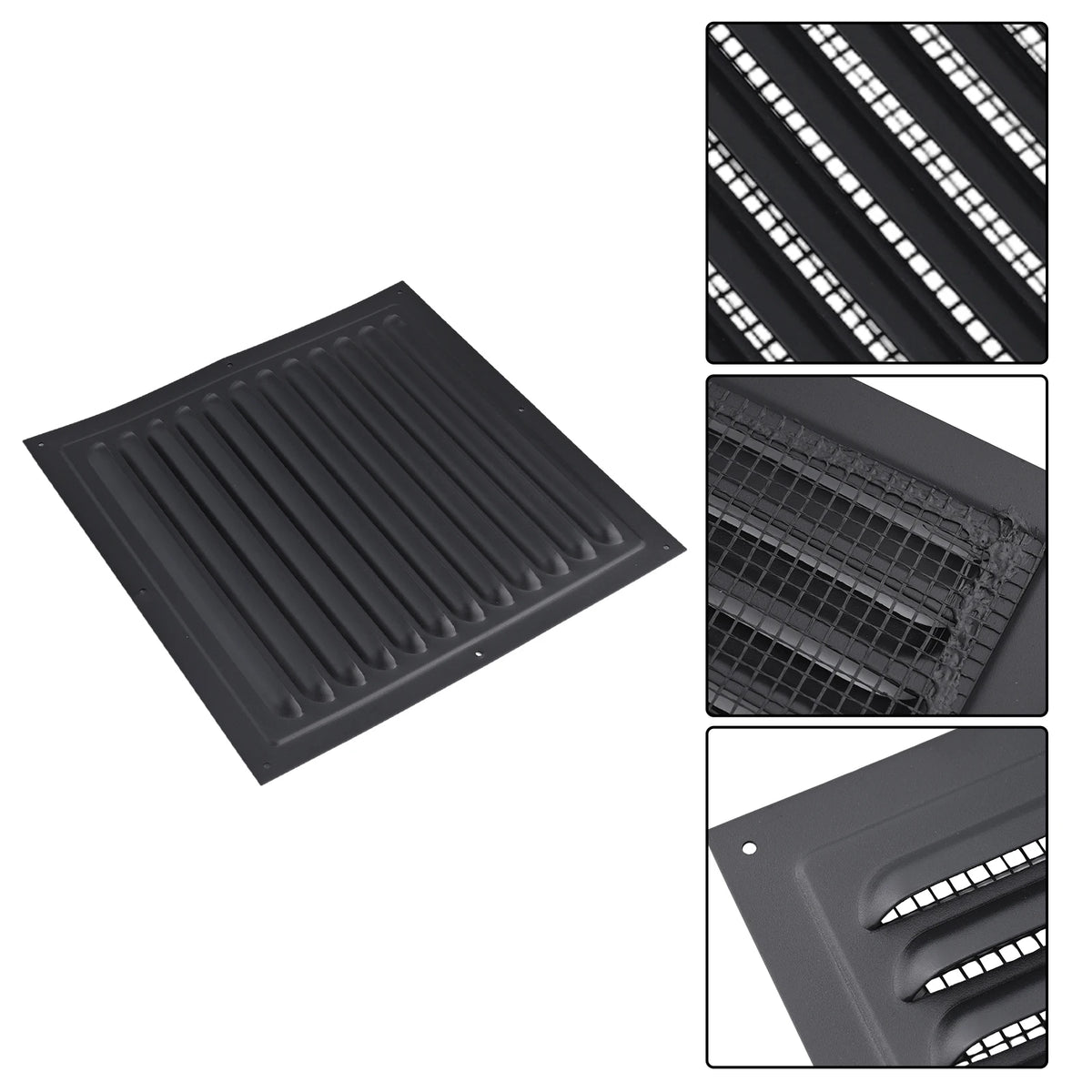 Air Ventilation Cover Louver Vent Grille Cover Square Ducting Ceiling Ventilation Grill Cover Heating Cooling Vent Exterior