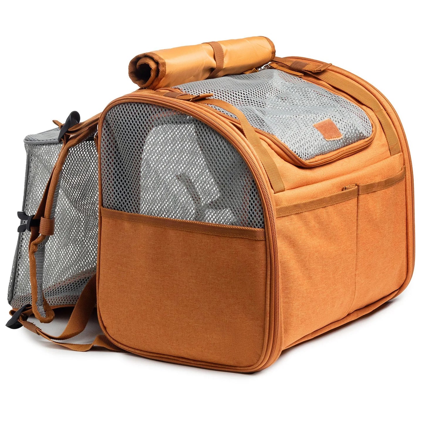 Cat Backpack Carrier, Expandable Pet Carriers for Cats,Hiking Travel Carrier Bag for Small Animal, Airline Approved Cat Carrier