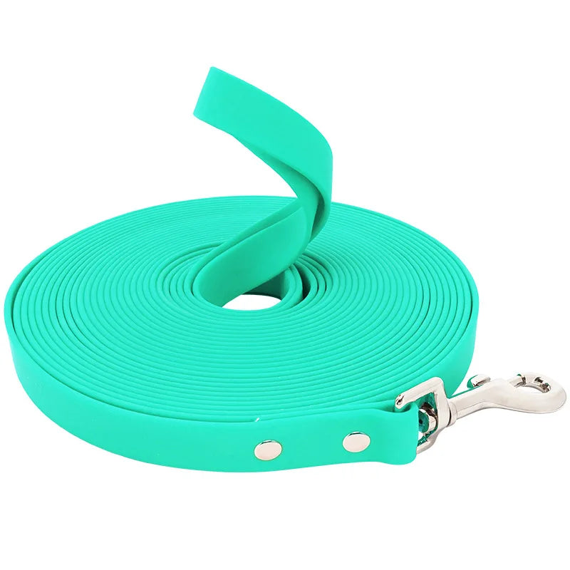 Waterproof Dog Leash PVC Long Dog Training Leash 10 Meters 15m Lead For Dogs Nylon Dog Rope Strong Durable Dog Strap For Dogs