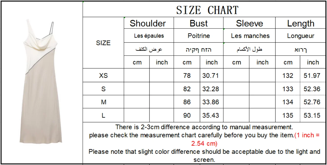 TFMLN Elegant Women Patchwork Slim Strap Dress 2025 Summer Pile Collar Sleeveless Beach Party Dress Sexy Asymmetrical Midi Dress