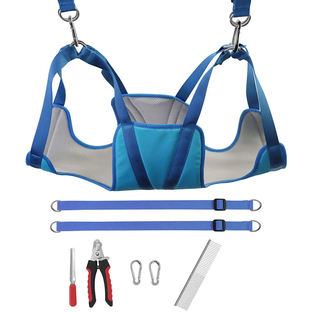 Pet Cat Grooming Hammock Helper Cat Grooming Hammocks Restraint Bag Puppy Dog Cat Nail Trimming Bathing Bag Hammocks