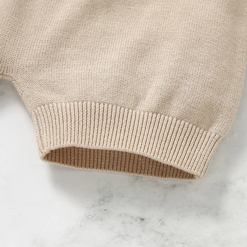 Summer Solid Short Sleeve T-Shirts+Shorts 2PCS Outfits for Newborn Boys Cotton Clothes Sets 0-18m Infant Knit Tracksuits Costume