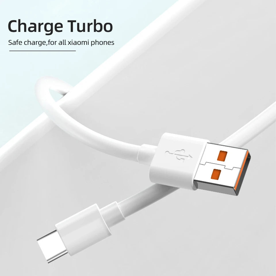 Original 120W Usb C Cable XIAOMI 100W 90W Hyper Fast Charging Cables Xiaomi 17 Pro Max 15 Ultra 14 T 13 Poco X8 F8 Redmi Turbo 5