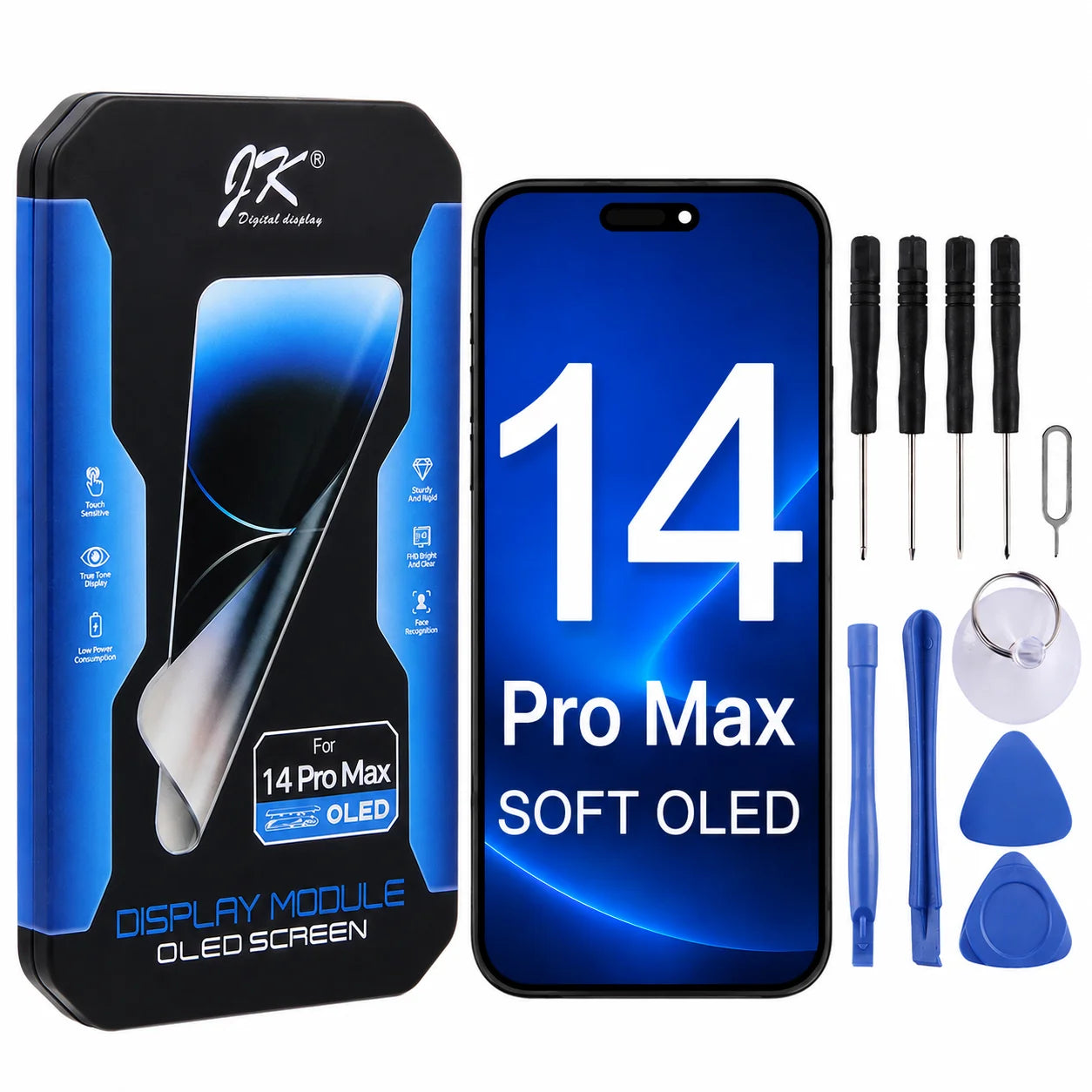 Original JK Brand  OLED Screen for iPhone 14 15 Pro Max Assembly