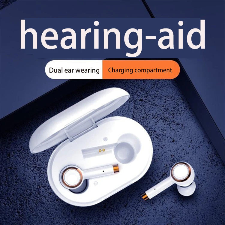 In Ear Binaural Chamber Hearing Aids with 4 Channels Rechargeable Wireless Noise Reduction for Moderate to Mild Hearing Loss
