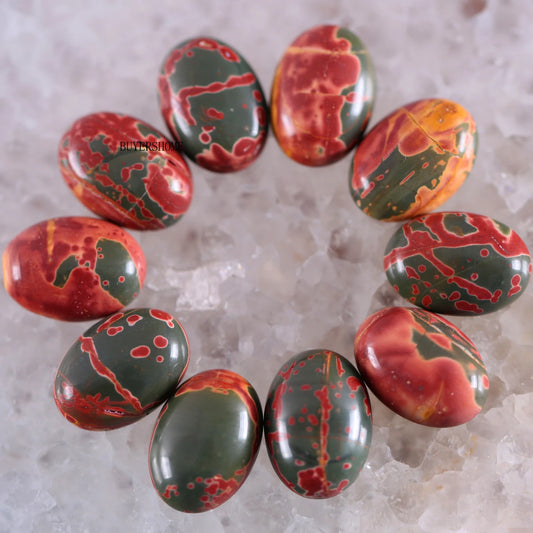 18x13MM Oval Natural Lapis Zoisite Crystal CAB Cabochon For Making Neckalce Pendant Earrings 10Pcs