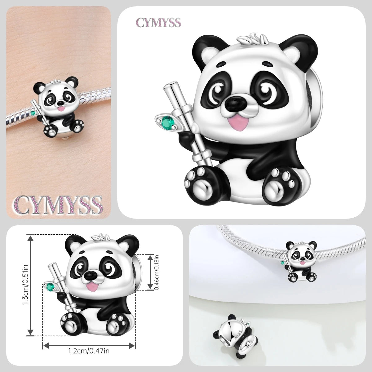 925 Sterling Silver Cute Pet Animal Lion King Pendant DIY Jewelry Beads for Women Bangle Bracelet Necklace Birthday Party Gifts
