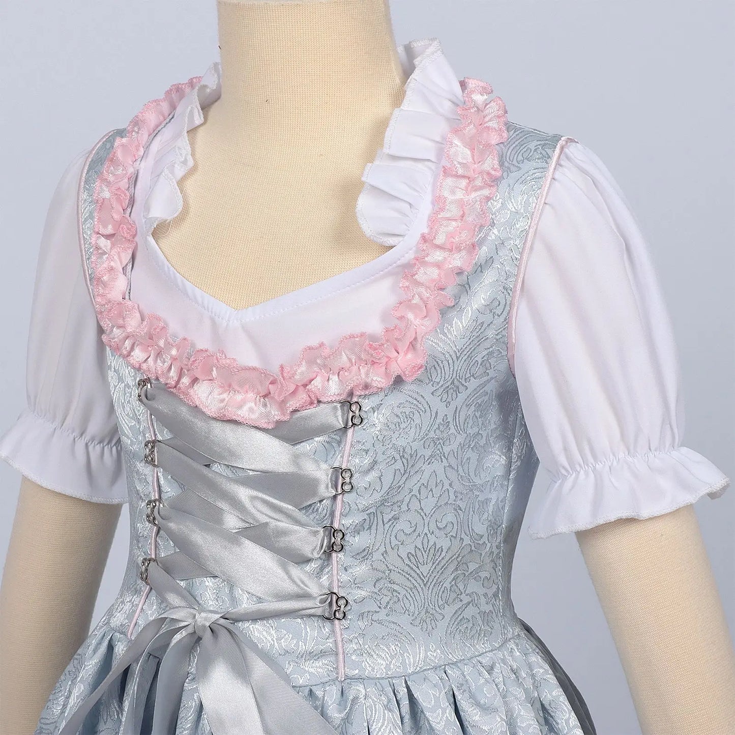 Halloween Carnival Cosplay Costume German Oktoberfest Maid Dress Woman Bavarian Traditional Embroidery Outfits Performance Girl