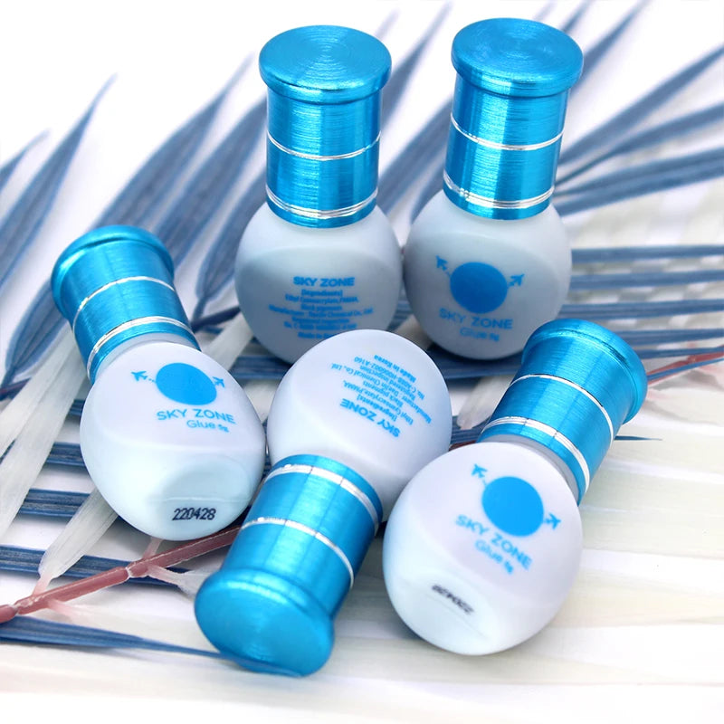 Sky Zone Eyelash Extensions Glue 5g Professional Korea Sky False Lash Glue with Sealed Bag Makeup Tools Shop Supplies