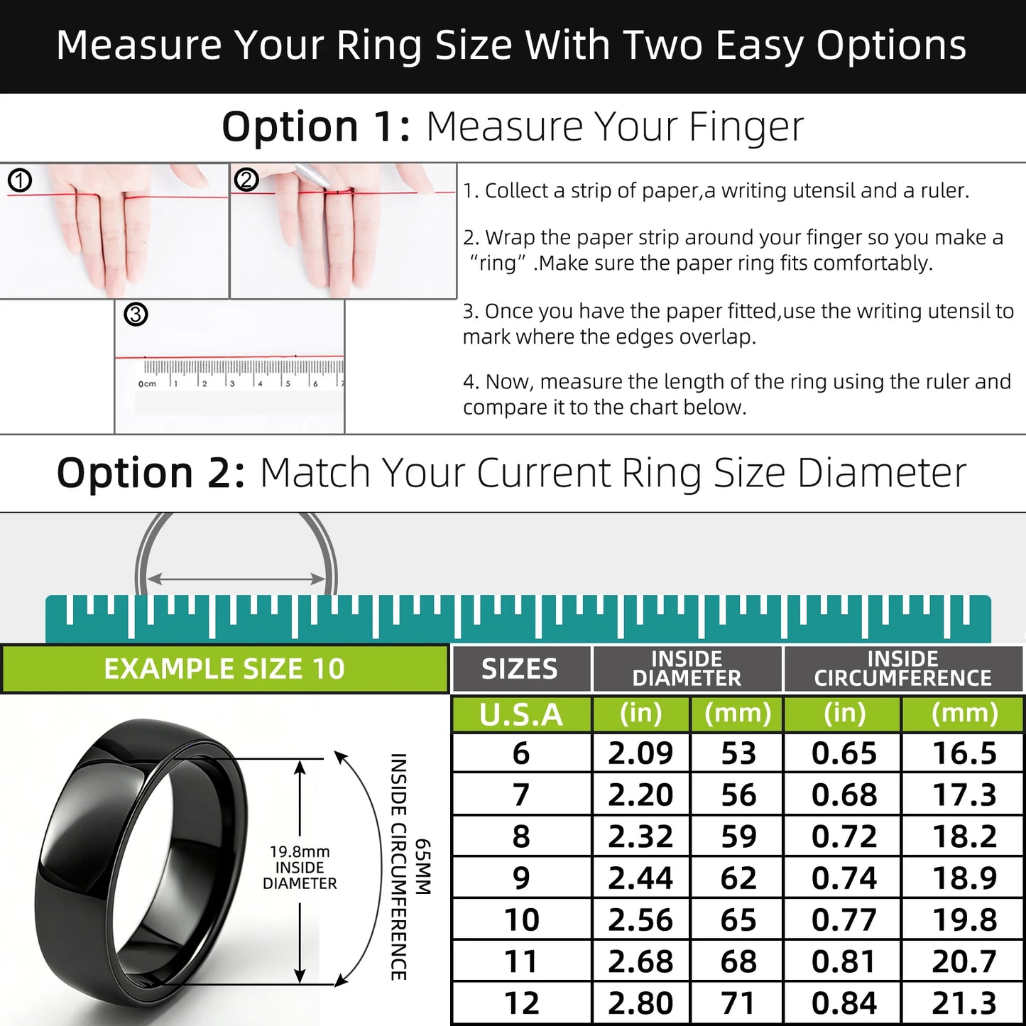 M4K Classic 4K 13.56 mHz RFID Smart Ring,Not Changeable 7Byte UID ISO14443A Access Control Card,Men and Women Smart Accessories