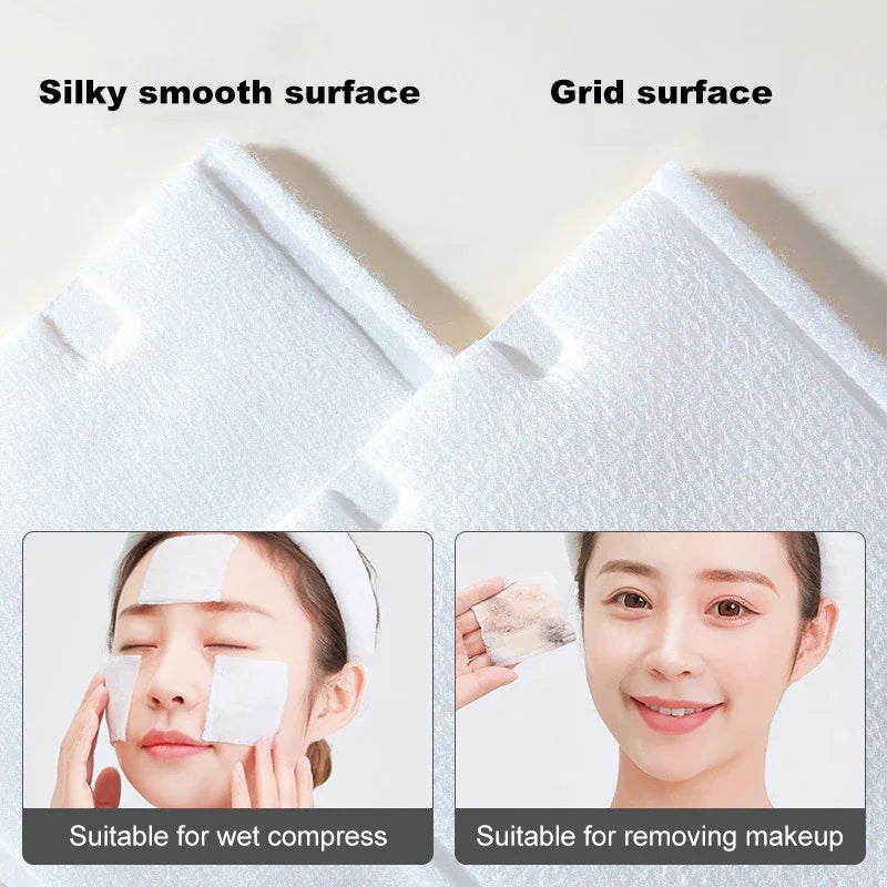 220pcs/bag Disposable Double-sided Makeup Cottons Makeup Remover Cotton Pads Portable Facial Cleaning Cotton Pad Skin Care Tool
