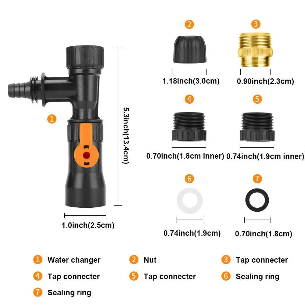 Faucet Aquarium Water Changer Fish Tank Cleaning Tools Siphon Universal Quick Pump Simple Aquarium Water Changing