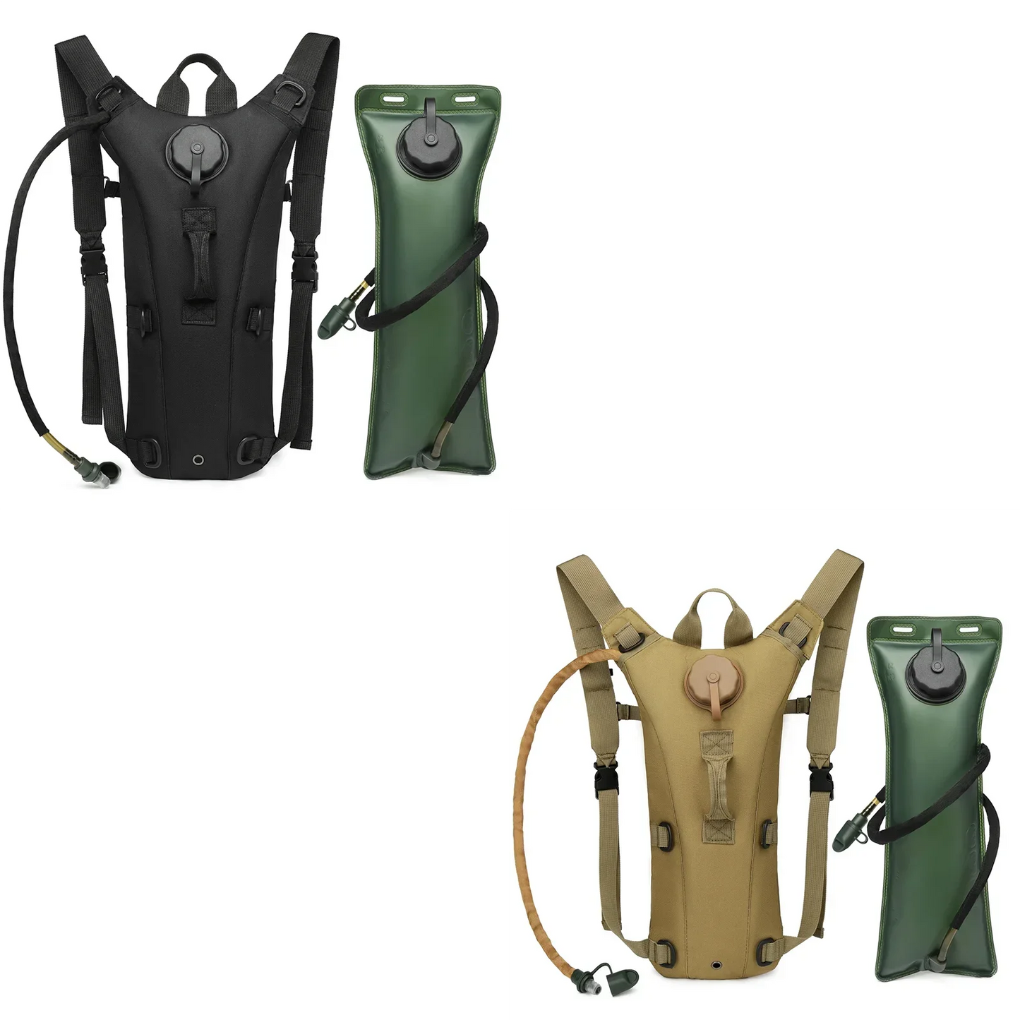 3L Water Bladder Hydration Backpack Waterproof Lightweight Nylon Outdoor Sports Bag For Hiking Cycling Running Climbing