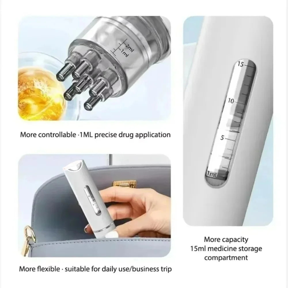 Portable Scalp Medicine Applicator Oil Liquid Guiding Massager Anti Hair Loss Scalp Scalp Applicator Liquid Comb Anti Hair Loss