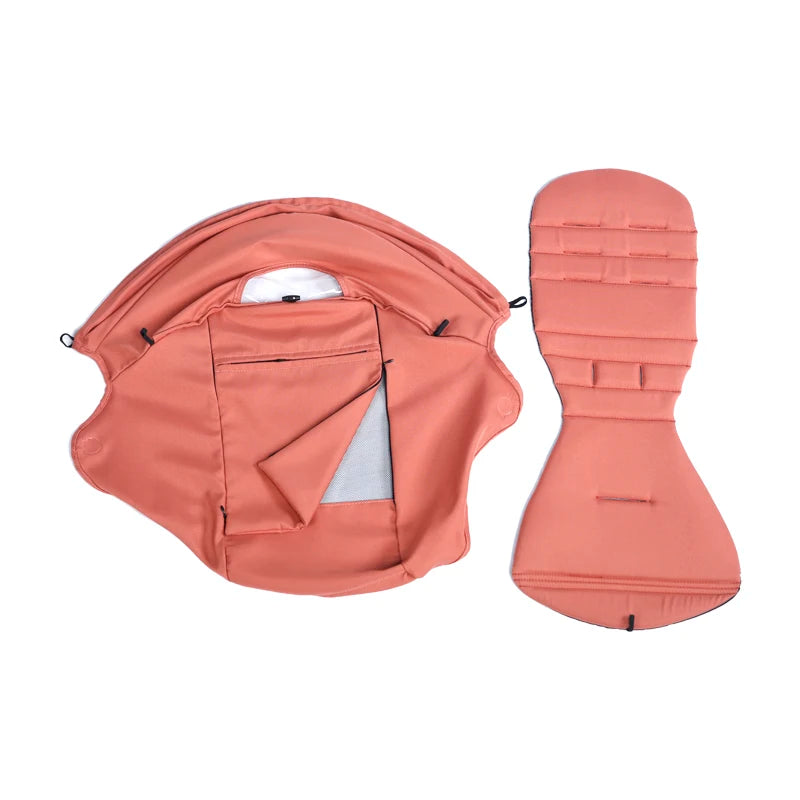 175° Stroller Hood&Seat Liner For Babyzen Yoyo Canopy Cover Cushion Fit YOYO2/YOYA Pram Sunshade 1:1 Fabric Stroller Accessories
