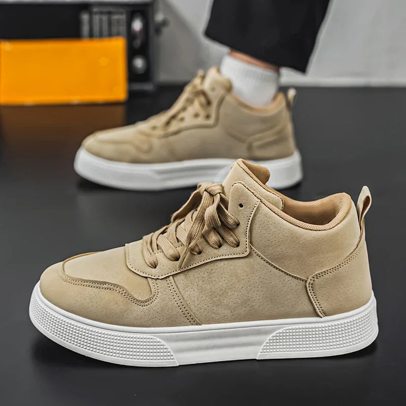 Fashion Men Casual Shoes Platform Non-slip Man Walking Sneakers Lightweight Male Running Shoes Breathable Platform Sport Shoes