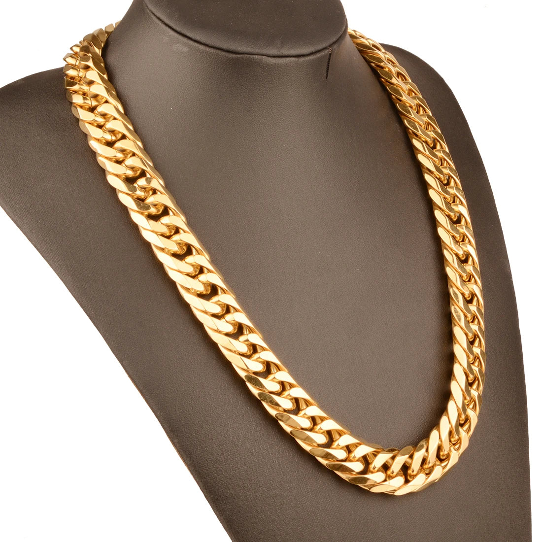 9/11/13/16/19/21mm Heavy Polished Stainless Steel Necklace Men Curb Cuban Link Chain Necklace Or Bracelet Choker Jewelry 7-40"