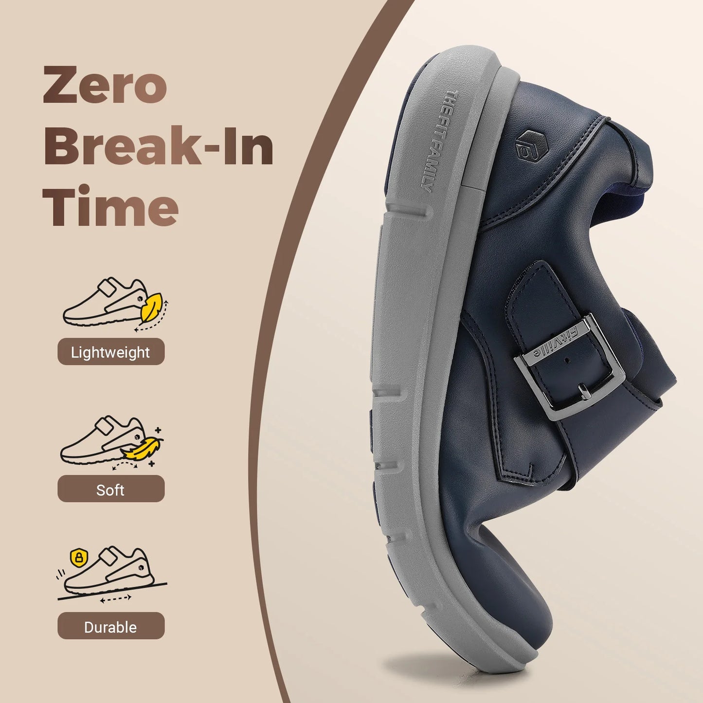 Fittington Extra Wide Walking Shoes For Man Diabetic Swollen Feet Wide Shoes Casual Dress Lightweight Shoes With Adjustable