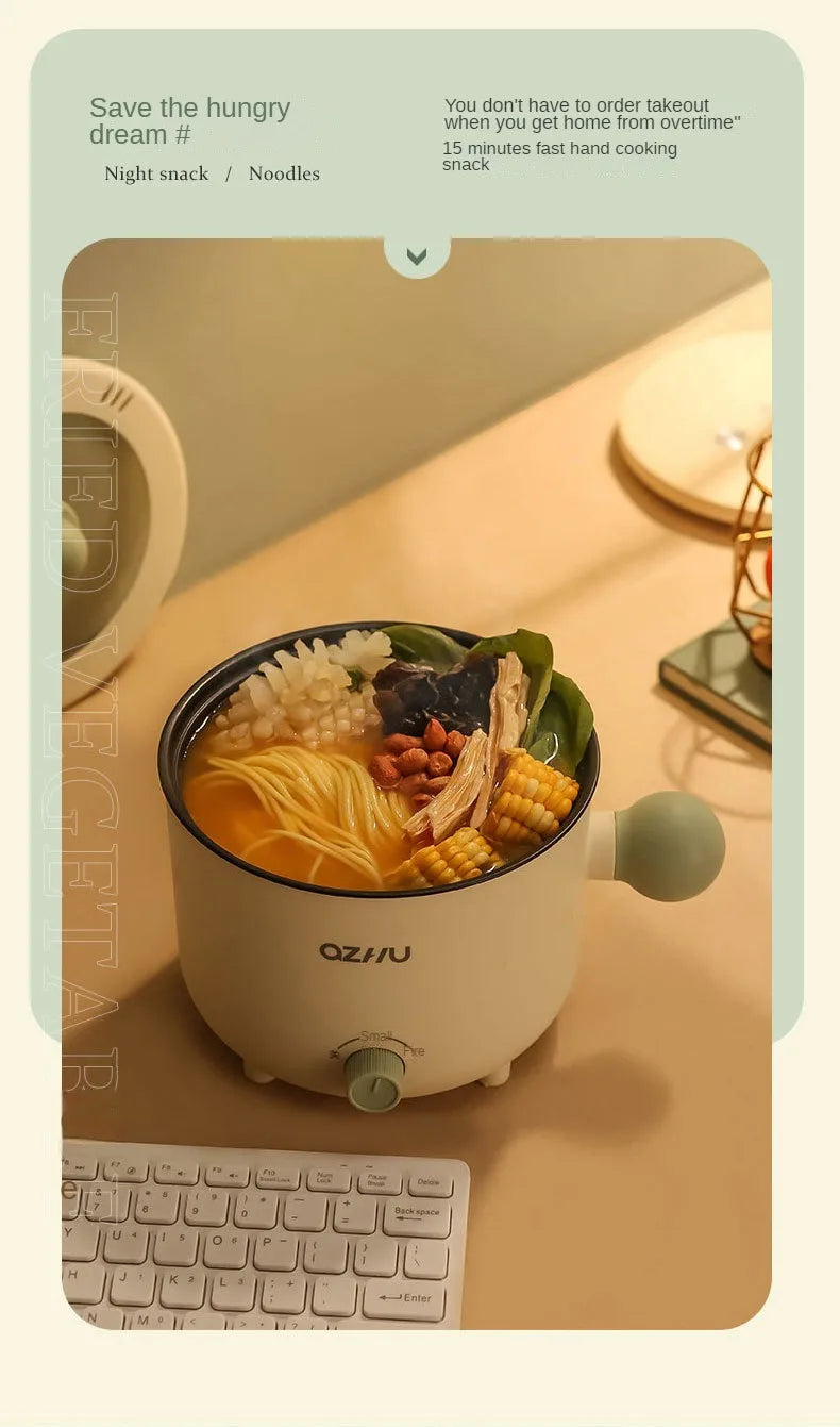 Mini Pot for Baby Electric Rice Pot Multicooker Hotpot Stew Heating Pan Noodles Eggs Soup Porridge Steamer Rice Cookers