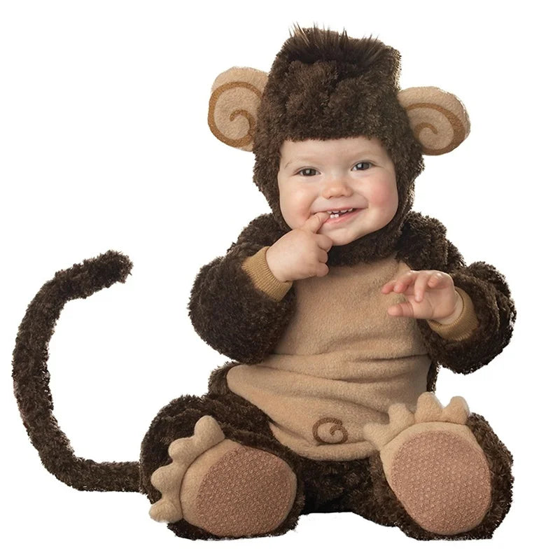 New Arrival High Quality Baby Boys Girls Halloween Dinosaur Costume Romper Kids Clothing Set Toddler Co-splay Triceratops