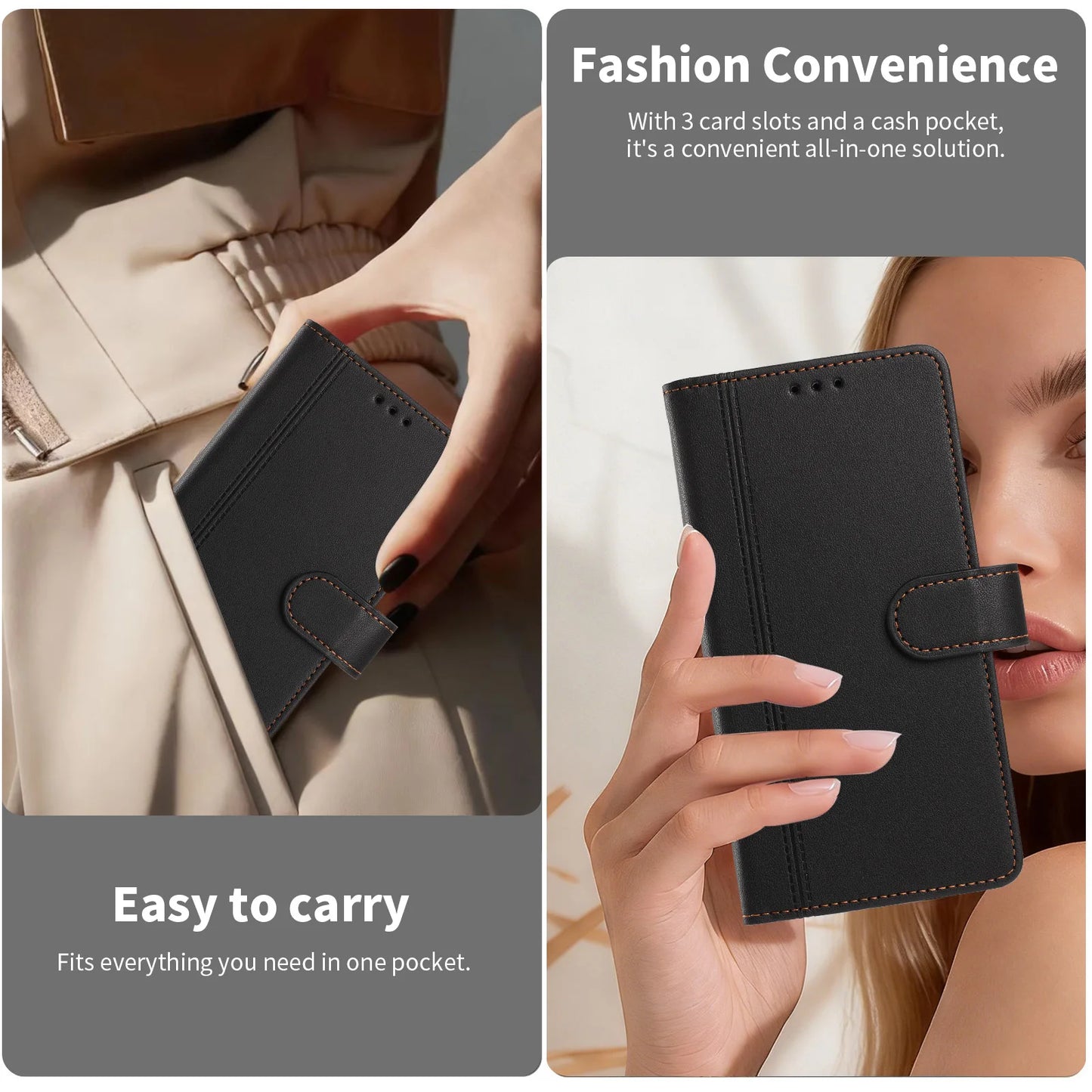 PU Leather Flip Phone Case For Oneplus 8T 9R 10T 11R 12R 13R 15T Holder 9 Card Slots Wallet Cover For Oneplus 13 12 11 10 9 Pro