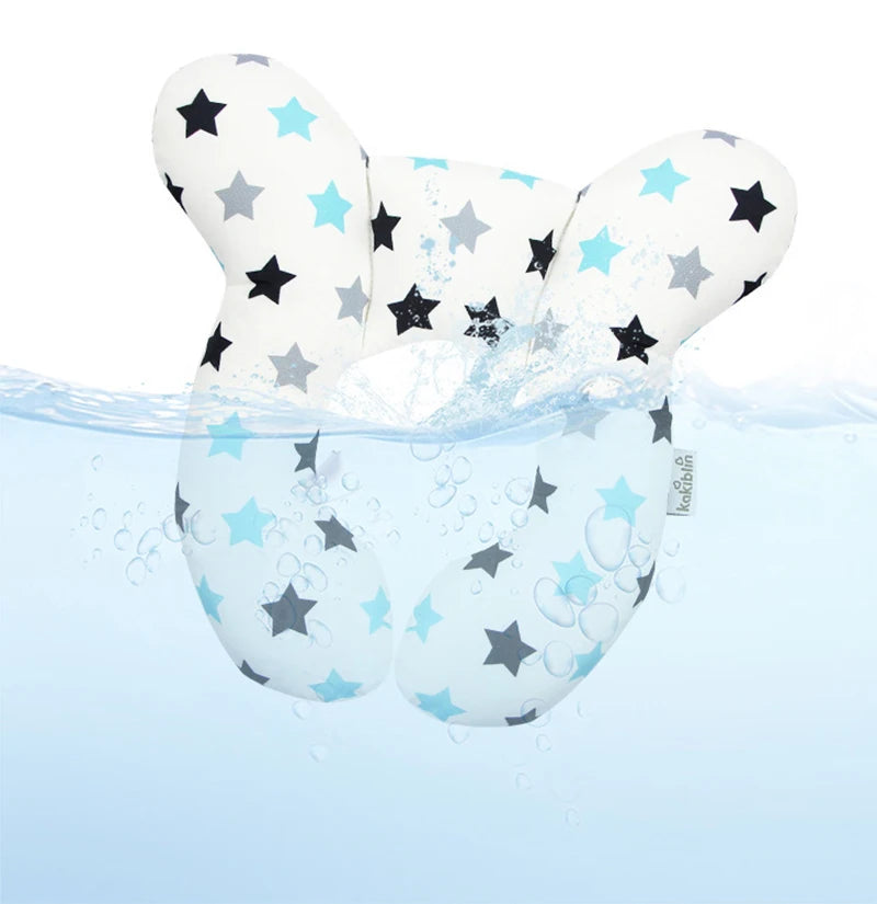 Baby Stroller Pillow Car Seat Head Fixed Neck Pillows Bend Shape Sleeping Protection Headrest Cushion Infant Anti-head Mat