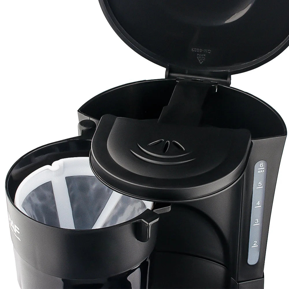 Electric Dirp Coffee Machine 600W Automatic American Drip Type, 600ML Coffee Machine American Milk Tea Machine Coffee Pot