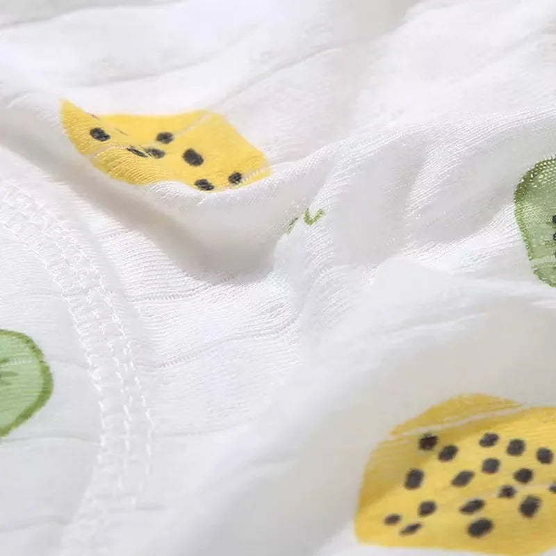4PCS Breathable Cotton New Reusable Washable Baby Potty Training Pants Infant Todder Cute Underwear Soft Briefs for Boys Girls