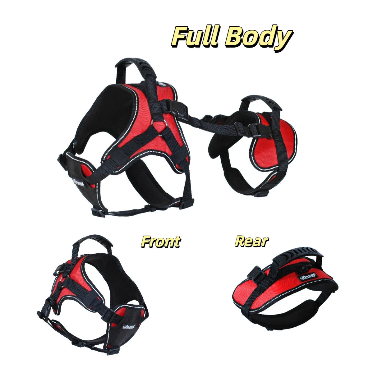 Wholesale Manufacturer Pet Harness Dog Sling for Back Legs Walk and Travel Lift Straps Large Lifting up Dog Harness
