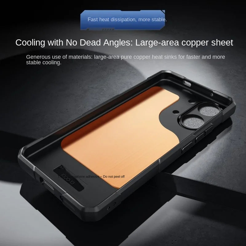 For POCO X8 Pro X8 Pro Max phone case, made of silicone material, with magnetic adsorption and heat dissipation functions