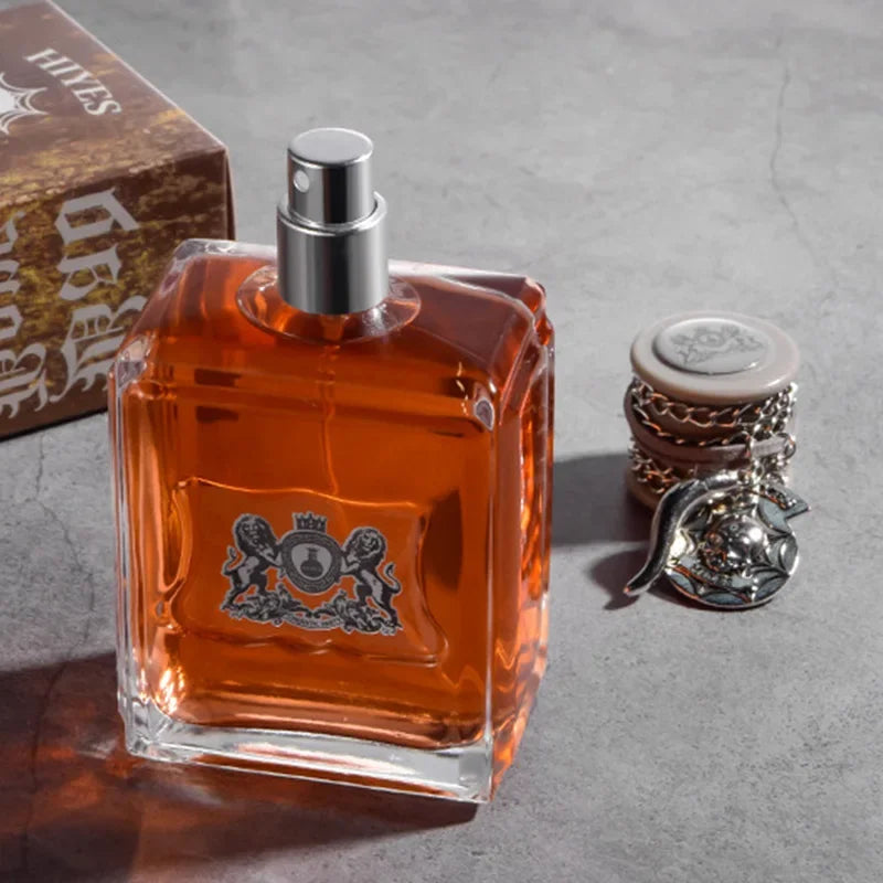 Men's Perfume 100ML Ebony Men Sandalwood Perfume Spray Flirting Pheromone Long Lasting Romance Attract Women Valentine Day Gift
