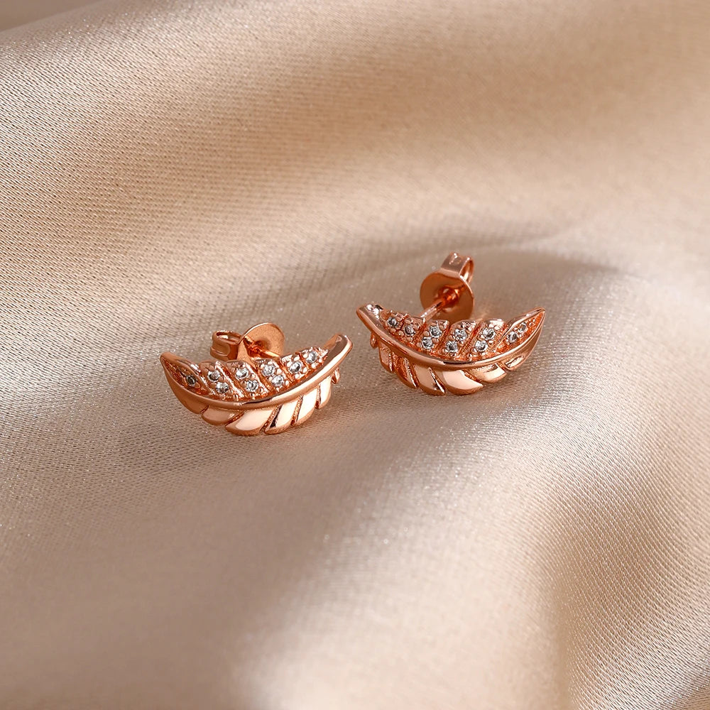 925 Silver Stud Earrings Hoop Earrings For Women Rose Flower Strawberry Butterfly Daisy Earrings Set Fashion Jewelry Gift