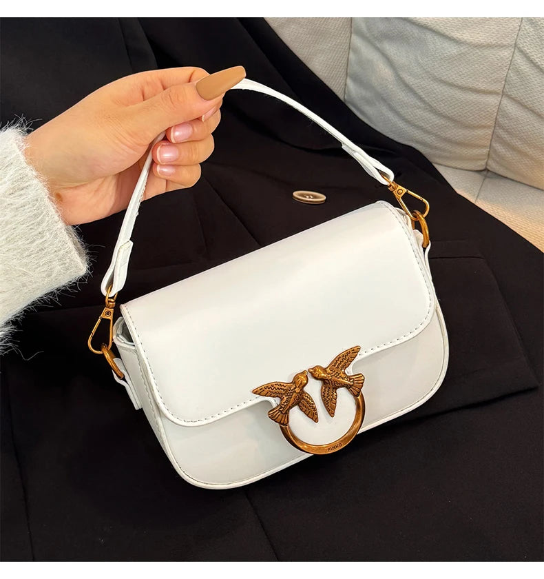 2026 Elegant Fashion Luxury Light Luxury Women's Shoulder Crossbody Bag, Designer Original Leather Tote Bag