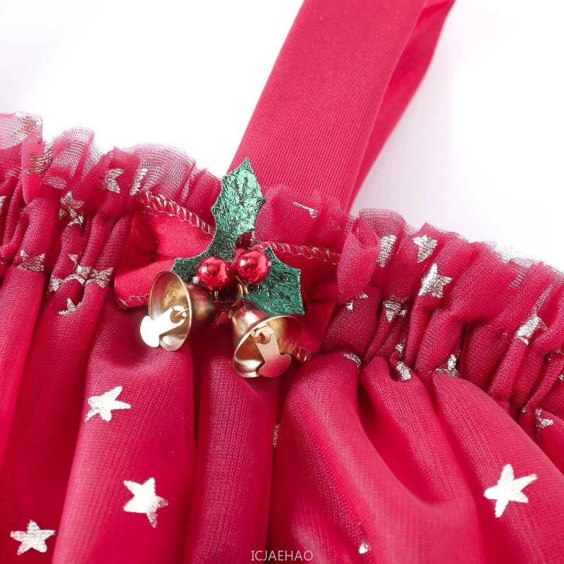 Party Dress New Children Christmas Girls Strapless Princess DressesKids Tulle Cake Gown Clothes Costume Kids Halloween Costume