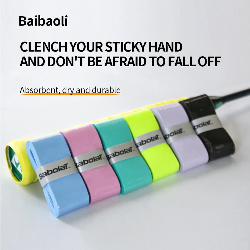 Babolat Tennis Overgrip Original Badminton Hand Glue Sticky Nonslip Racket Overgrip Badminton Tennis Beach Racket Sweatband grip