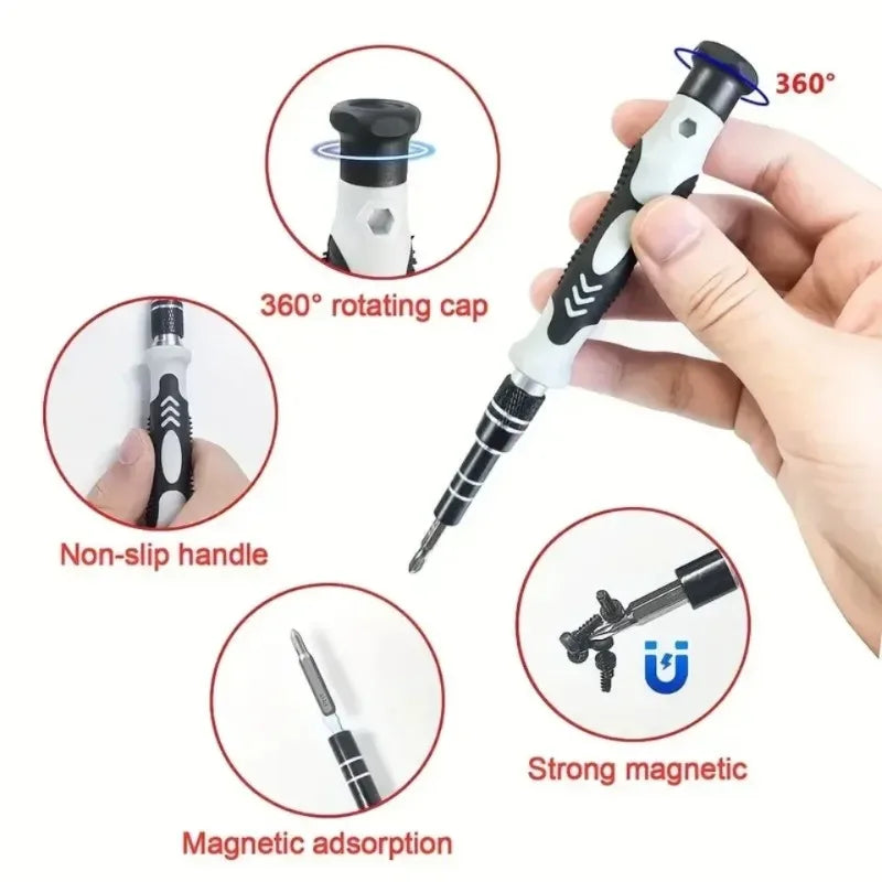 115-in-1 Precision Screwdriver Set with Magnetic Bits - Electronics Repair Tool Kit for Phone, Laptop, PC & DIY Projects