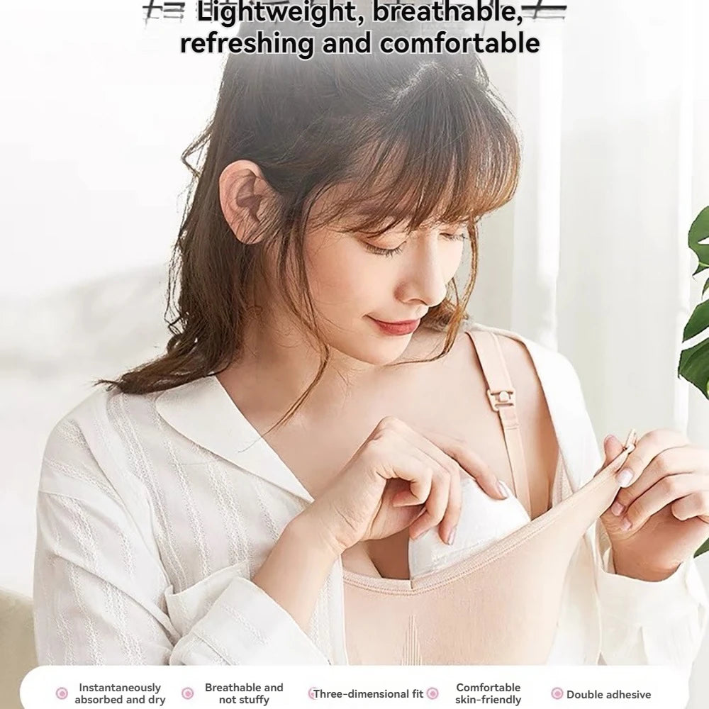 lactation Anti overflow breast pad postpartum disposable Thin style ventilate Leak proof nipple 100 pieces
